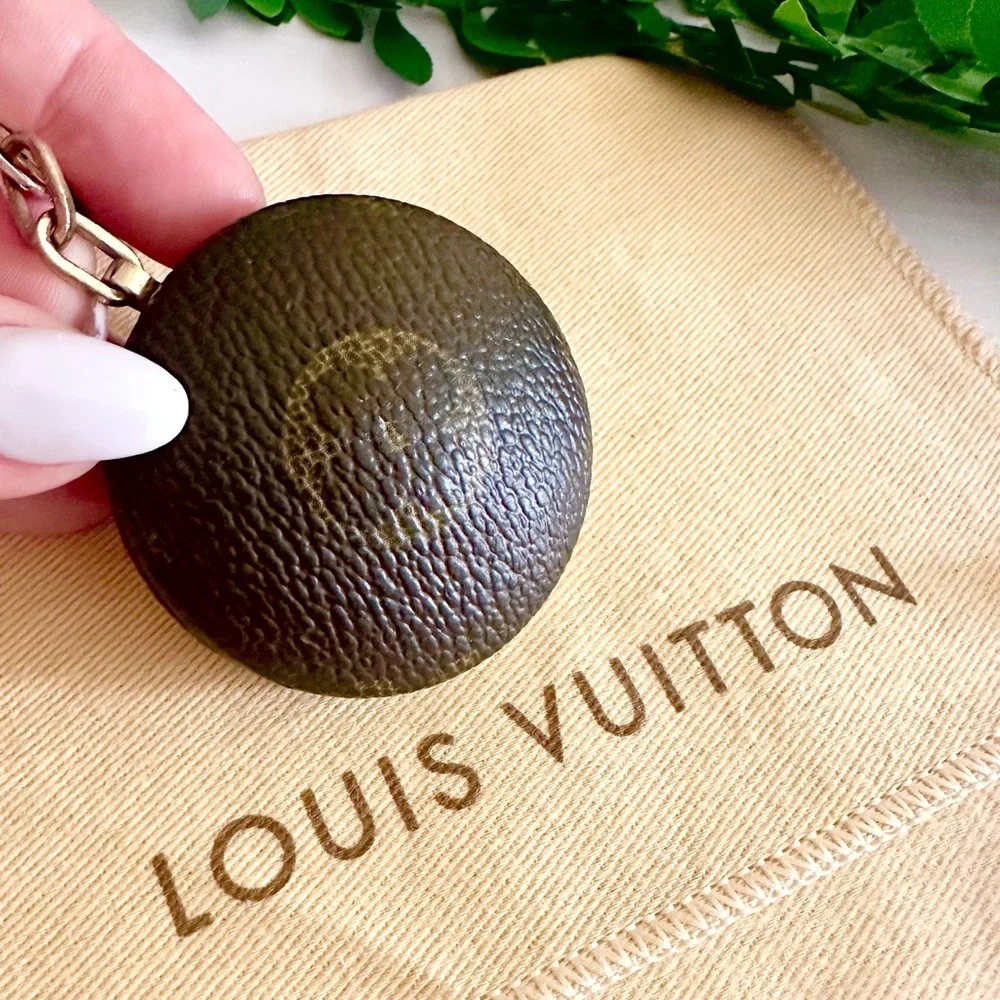 Louis Vuitton Black and Gold Key Holder